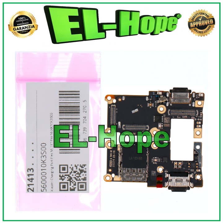 ORIGINAL DOCK CHARGING CONNECTOR SERVICE XIAOMI MI 11T /11T PRO 2107113SG