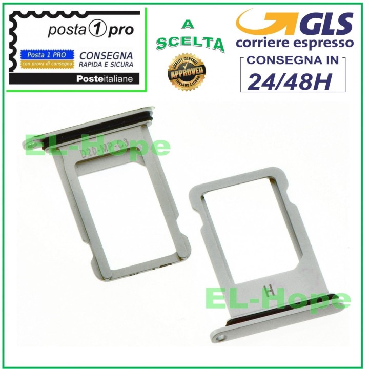 SLOT CART COMPARTMENT NANO SIM CARD HOLDER APPLE IPHONE 8 8G 8+ PLUS CARD HOUSING