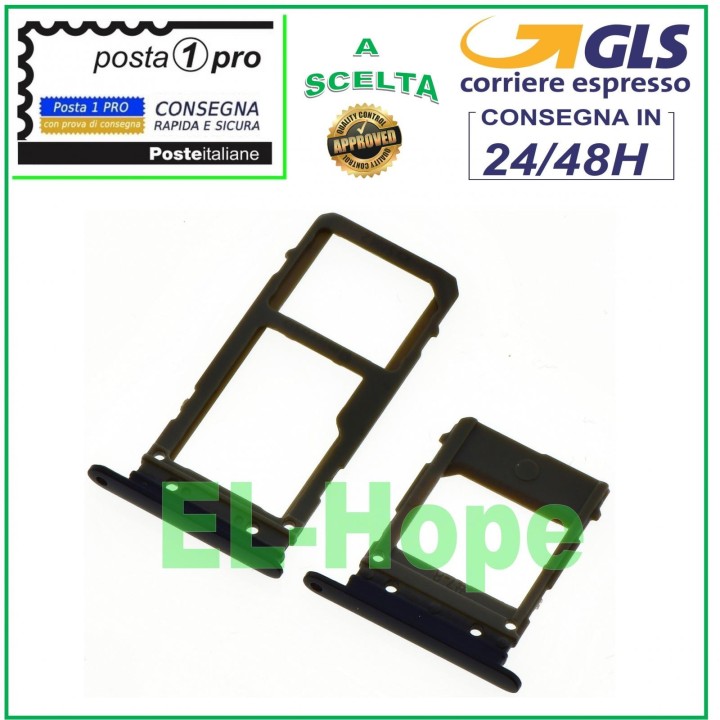 SIM CARD SLOT MICRO SD CARD COMPARTMENT SAMSUNG GALAXY A5 2017 SM A520 F DS BLACK