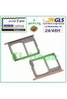 SLOT CARRIAGE COMPARTMENT NANO SIM CARD SD CARD SAMSUNG GALAXY A3 2016 SM A310 F PINK