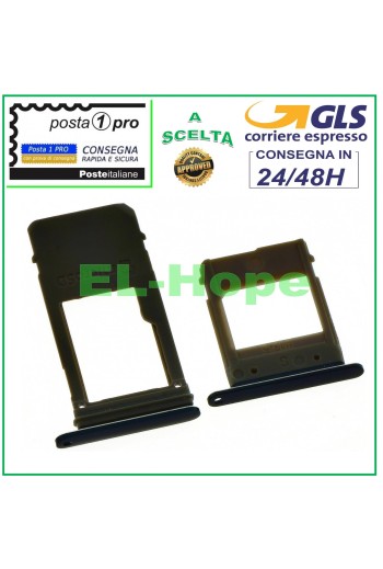 SIM CARD HOLDER SLOT + MICRO SD SAMSUNG GALAXY A5 2017 SM A520 F BLACK