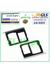 SLOT CARRIAGE COMPARTMENT NANO SIM + SD CARD SAMSUNG GALAXY A7 2016 SM A710 F SILVER