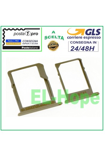 SLOT CART COMPARTMENT SIM CARD HOLDER + MICRO SD SAMSUNG GALAXY A5 SM A500 F GOLD