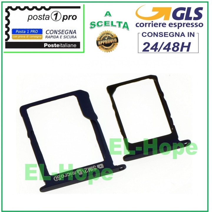 SIM CARD HOLDER SLOT + MICRO SD SAMSUNG GALAXY A5 SM A500 F BLACK