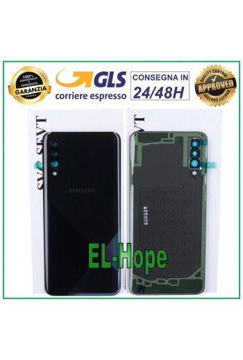 ORIGINAL SAMSUNG GALAXY A30S SM-A307 BATTERY COVER BLACK BACK COVER
