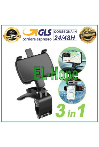 UNIVERSAL CAR MOUNT CELL PHONE HOLDER SMARTPHONE DASHBOARD CLAMP