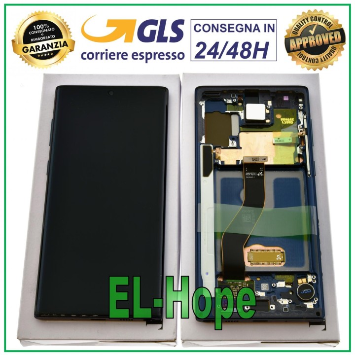 ORIGINAL DISPLAY SAMSUNG NOTE 10 SM-N970 N970F TOUCH SCREEN BLACK GH82-20818A