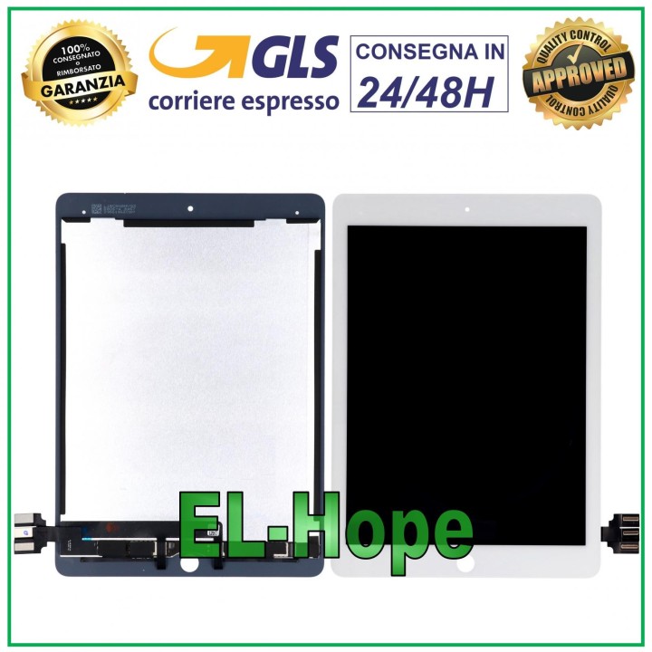 LCD TOUCH DISPLAY FOR APPLE IPAD PRO 9.7 2016 A1673 A1674 A1675 WHITE SCREEN