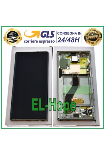 ORIGINAL LCD DISPLAY SAMSUNG GALAXY NOTE 10 SM-N970 N970F TOUCH SCREEN SILVER