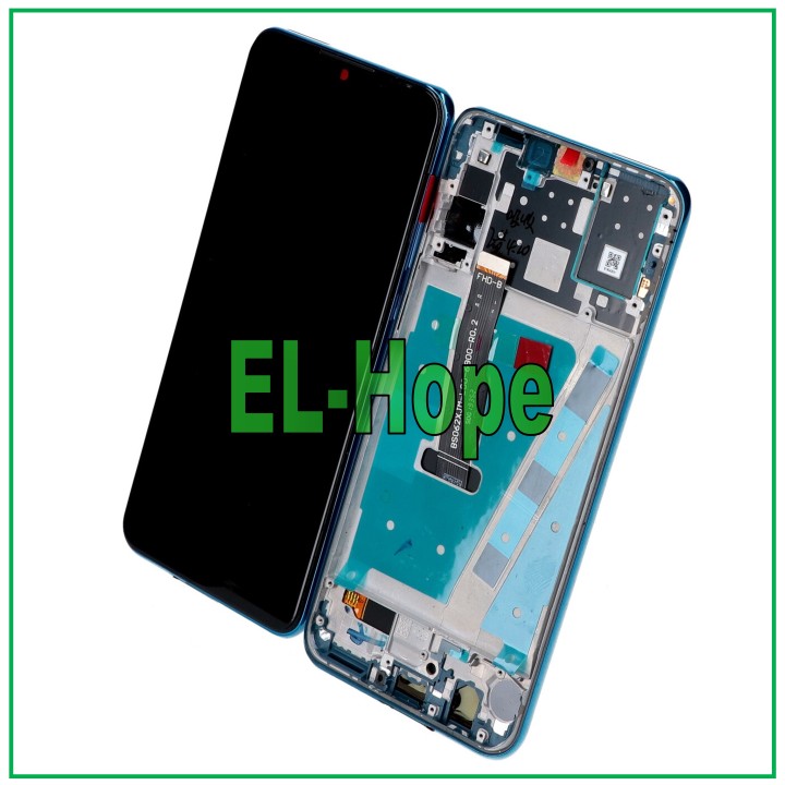 DISPLAY FRAME FOR HUAWEI P30 LITE NEW EDITION 24 MP TOUCH SCREEN ASSEMBLED BLUE