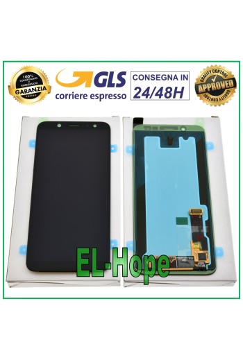 ORIGINAL LCD DISPLAY SAMSUNG GALAXY A6 2018 SM-A600 SM A600F TOUCH SCREEN BLACK
