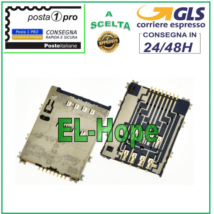 SIM CARD READER SAMSUNG GALAXY TAB 2 GT P5100 P5110 P6800 S5250