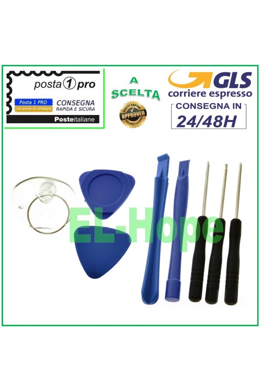 TOOL KIT SET OPENING REPAIR SMARTPHONE IPHONE TABLET LEVER SCREWDRIVER SUCTION CUP