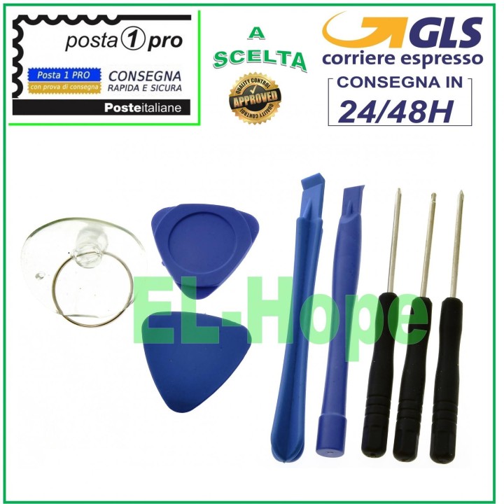 TOOL KIT SET OPENING REPAIR SMARTPHONE IPHONE TABLET LEVER SCREWDRIVER SUCTION CUP