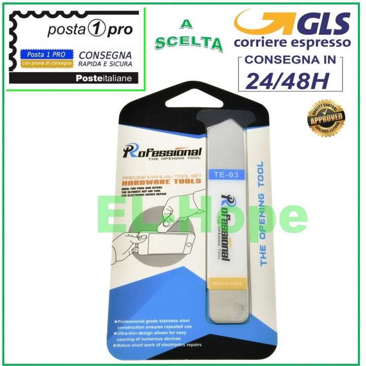 THIN FLEXIBLE BLADE TOOL FOR OPENING LCD DISPLAY SMARTPHONE IPHONE