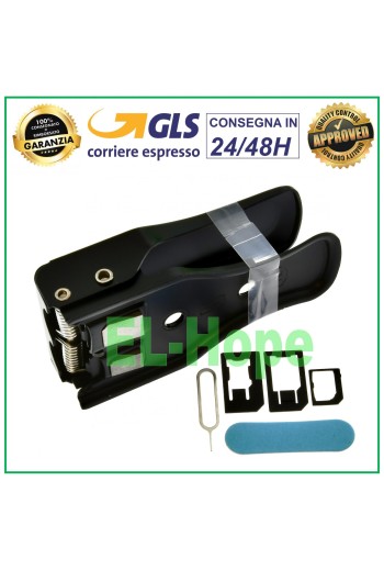 DUAL CUTTER SIM CARD CUTTER TO MICRO AND NANO SMARTPHONE ADAPTER KIT