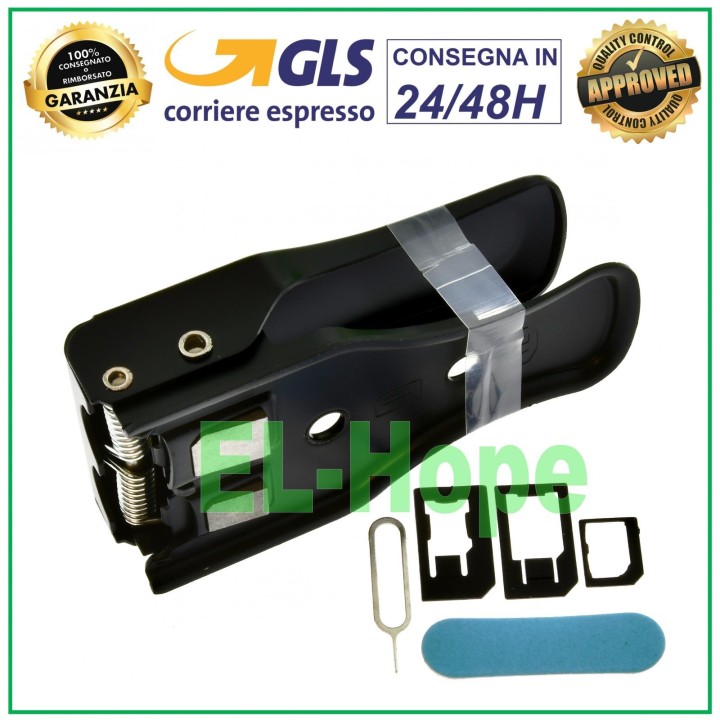 DUAL CUTTER SIM CARD CUTTER TO MICRO AND NANO SMARTPHONE ADAPTER KIT