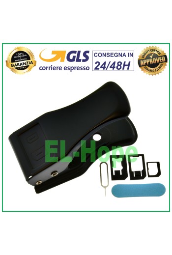 DUAL CUTTER SIM CARD CUTTER TO MICRO AND NANO SMARTPHONE ADAPTER KIT