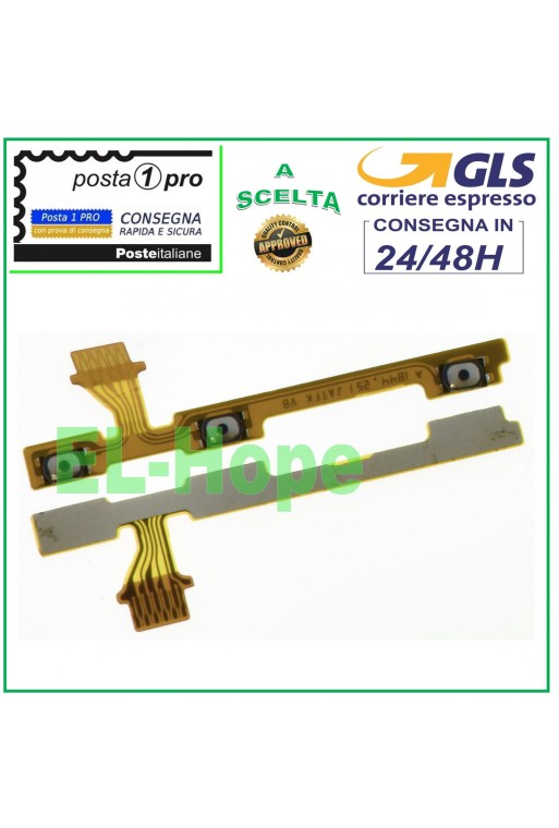 FLAT SIDE KEYS VOLUME ON OFF POWER KEY FOR HUAWEI Y6 2019 MRD-LX1 LX2