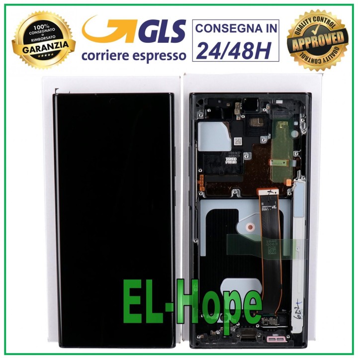 ORIGINAL DISPLAY SAMSUNG NOTE 20 ULTRA 5G SM-N985 N986 TOUCH BLACK GH82-23622A