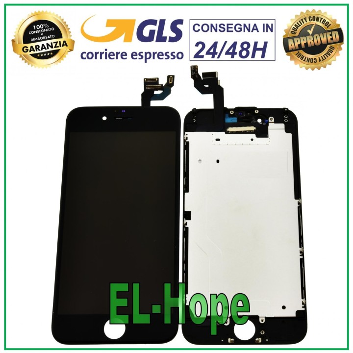 LCD DISPLAY FOR APPLE IPHONE 6 6G TOUCH SCREEN GLASS BLACK SCREEN EQUAL TO ORIGINAL