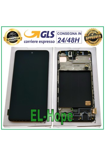 100% ORIGINAL LCD DISPLAY SAMSUNG GALAXY A51 SM-A515F TOUCH SCREEN FRAME GLASS