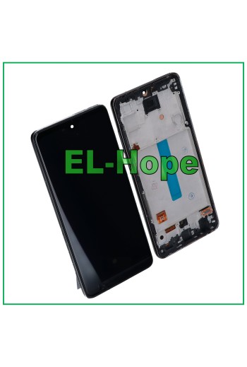 OLED LCD DISPLAY FOR SAMSUNG GALAXY A52S 5G SM A528 A528B TOUCH FRAME BLACK