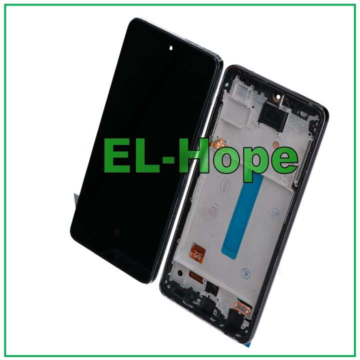 OLED LCD DISPLAY FOR SAMSUNG GALAXY A52S 5G SM A528 A528B TOUCH FRAME BLACK
