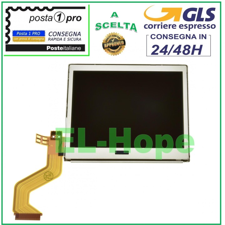 LCD DISPLAY TOP FOR NINTENDO NDS DS LITE NDSL MONITOR SCREEN PANEL