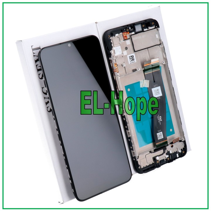 ORIGINAL DISPLAY FRAME SAMSUNG A02S SM-A025G TOUCH SCREEN LCD BLACK GH81-20181A