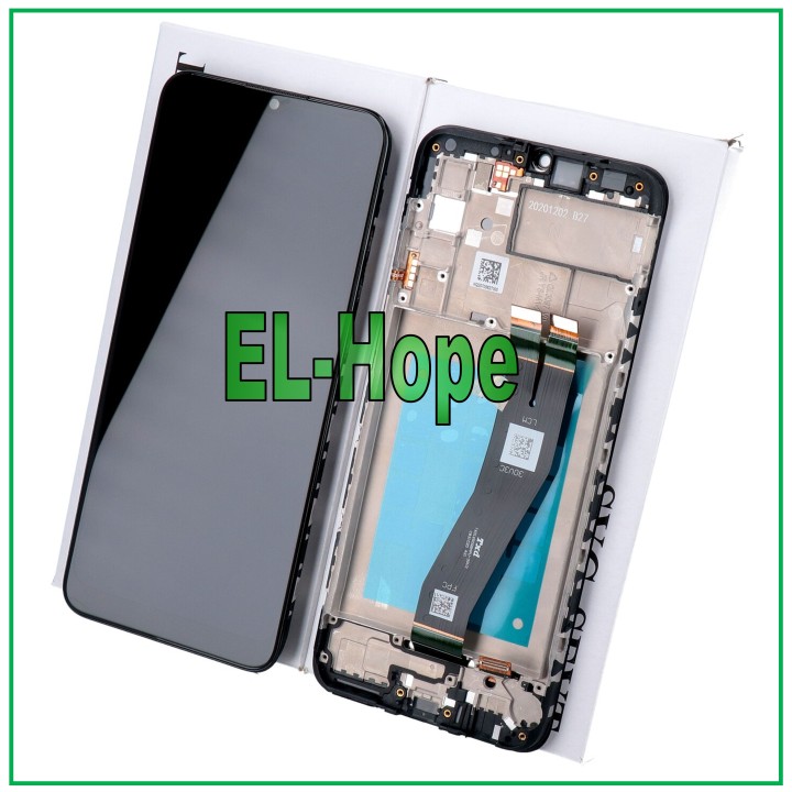 ORIGINAL DISPLAY FRAME SAMSUNG A02S SM-A025G TOUCH SCREEN LCD BLACK GH81-20181A