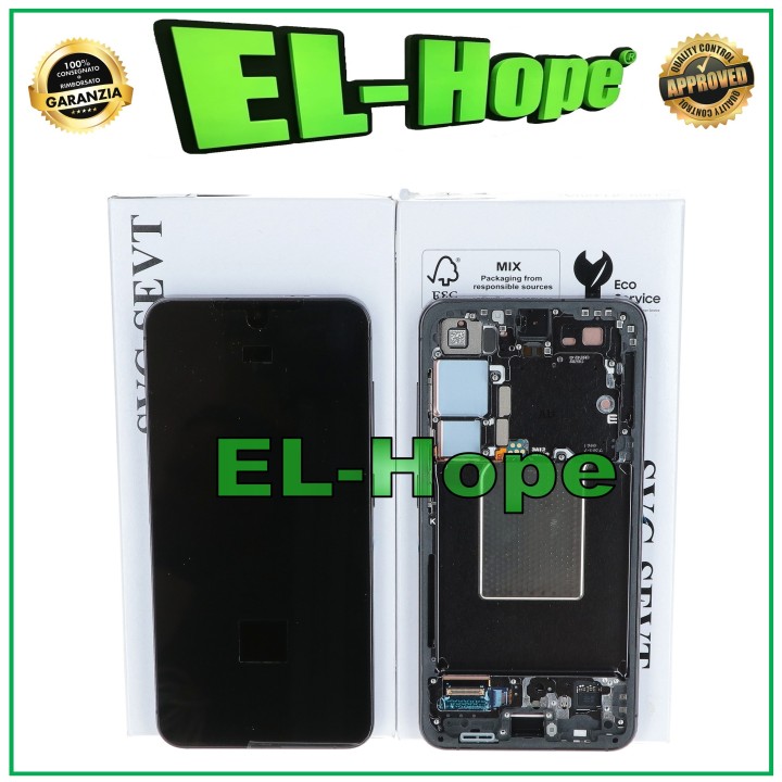 ORIGINAL LCD TOUCH DISPLAY SAMSUNG S24 5G SM-S921 ONYX BLACK GH82-33287A