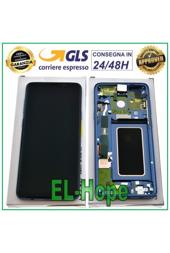 ORIGINAL LCD DISPLAY SAMSUNG GALAXY S9+ SM-G965F PLUS TOUCH SCREEN CORAL BLUE