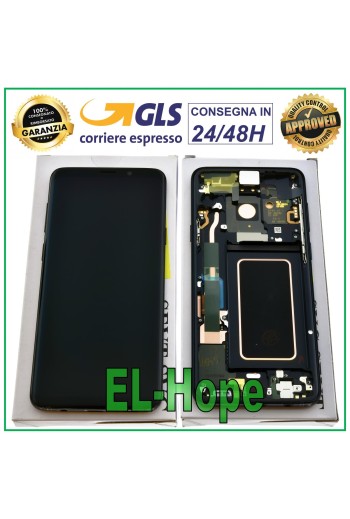 ORIGINAL LCD DISPLAY SAMSUNG GALAXY S9+ SM-G965F PLUS TOUCH SCREEN BLACK BLACK