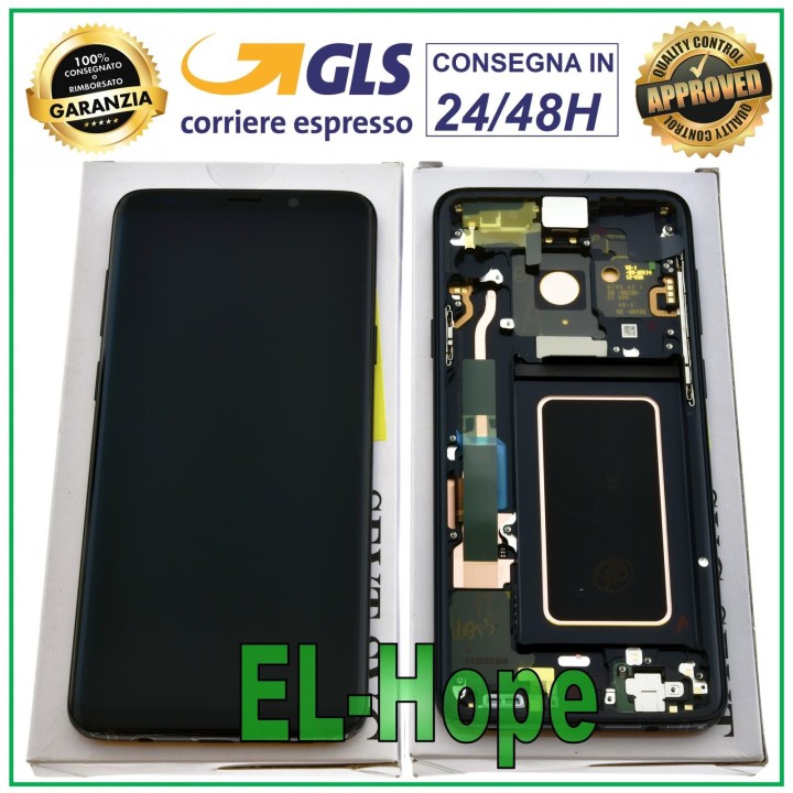 ORIGINAL RENEWED DISPLAY SAMSUNG GALAXY S9+ SM-G965F PLUS BLACK GH97-21691A