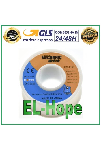 TIN DIAMETER 0.5mm 55gr 63/37 REEL WIRE SOLDERING MICRO SOLDERING