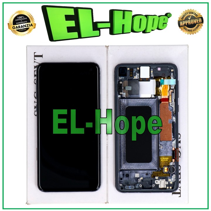 ORIGINAL LCD DISPLAY SAMSUNG S10E SM-G970F TOUCH PRISM BLACK GH82-18852A