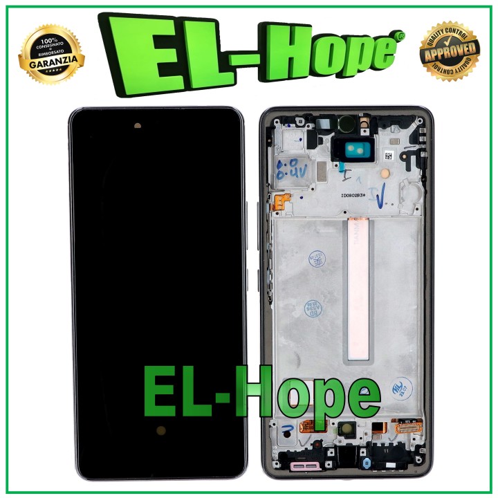 OLED LCD DISPLAY FOR SAMSUNG GALAXY A53 5G 2022 SM A536 A536B TOUCH FRAME BLACK