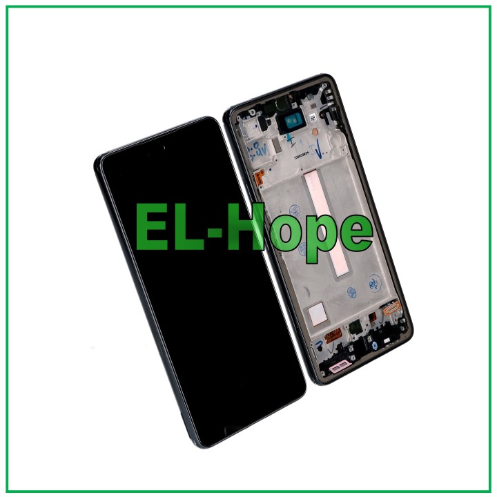 OLED LCD DISPLAY FOR SAMSUNG GALAXY A53 5G 2022 SM A536 A536B TOUCH FRAME BLACK