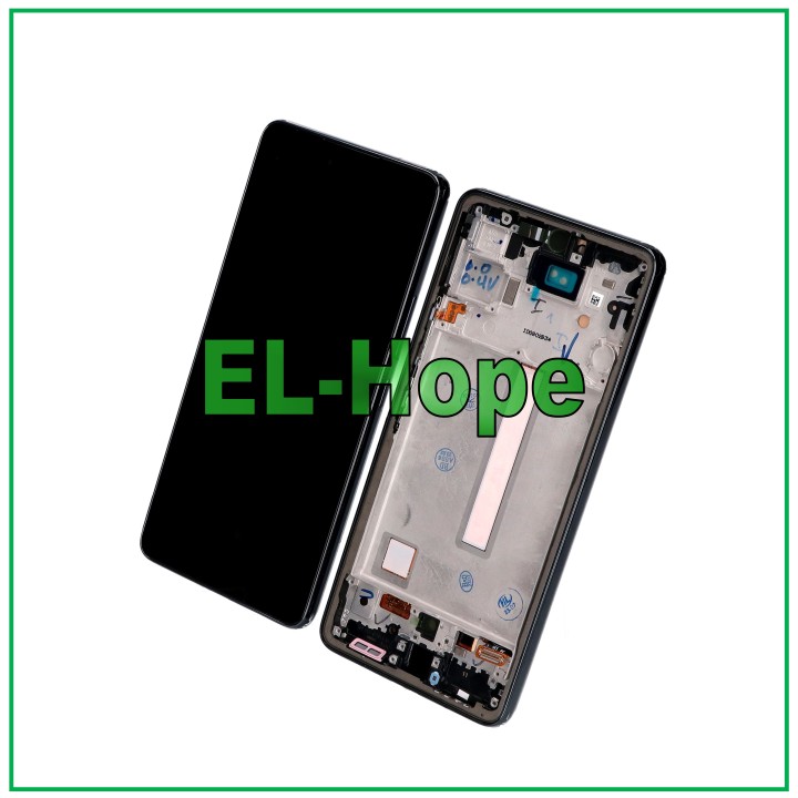 OLED LCD DISPLAY FOR SAMSUNG GALAXY A53 5G 2022 SM A536 A536B TOUCH FRAME BLACK