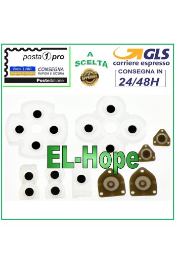 SET OF INTERNAL RUBBER BUTTONS FOR PS4 PLAYSTATION 4 DUALSHOCK CONTROLLER REV.1