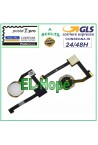 FLAT FLEX HOME BUTTON FOR APPLE IPAD 6 AIR 2 A1566 A1567 CENTER BUTTON WHITE