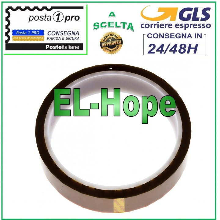 KAPTON HIGH TEMPERATURE THERMAL ADHESIVE TAPE BGA PROTECTION 2CM 30MT