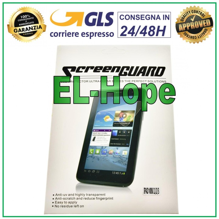 APPLE IPAD MINI 1 A1432 A1454 A1455 LCD SCREEN TEMPERED GLASS FILM