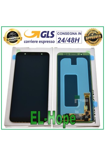 ORIGINAL LCD DISPLAY SAMSUNG GALAXY A6 PLUS 2018 SM-A605F TOUCH SCREEN BLACK
