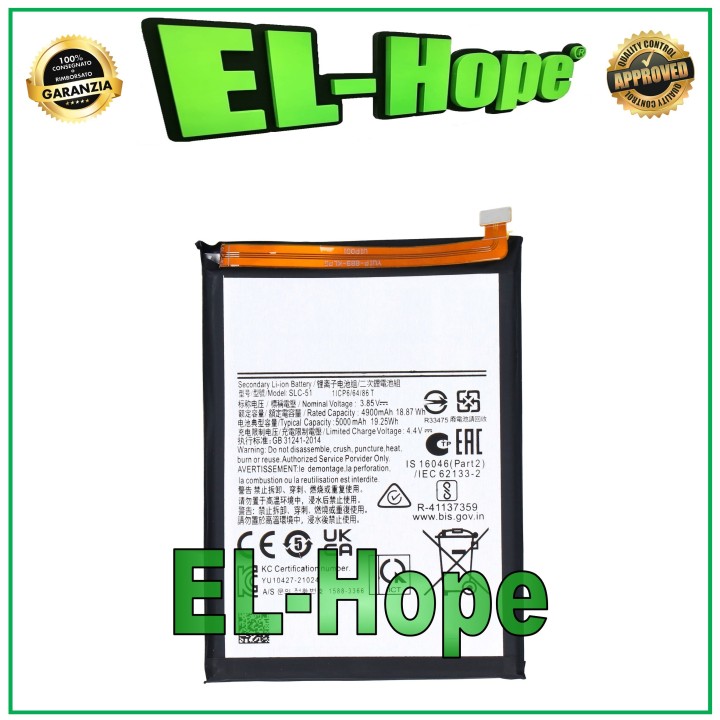 BATTERY SLC-51 1ICP6/64/86 SAMSUNG GALAXY A05S SM-A057F 5000 mAh EQUAL TO ORIGINAL