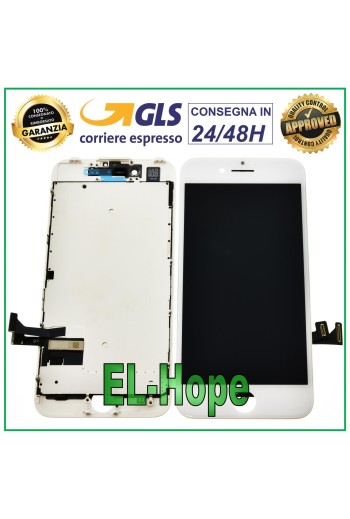 LCD DISPLAY FOR APPLE IPHONE 7 7G TOUCH SCREEN WHITE GLASS EQUAL TO ORIGINAL
