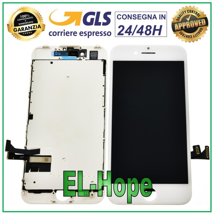 LCD DISPLAY FOR APPLE IPHONE 7 7G TOUCH SCREEN WHITE GLASS EQUAL TO ORIGINAL
