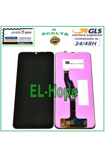 LCD DISPLAY FOR HUAWEI Y6P 2020 MED-LX9 MED-LX9N TOUCH SCREEN GLASS SCREEN BLACK