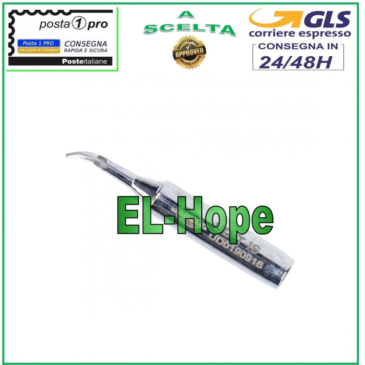 REPLACEMENT TIP CURVED UD-T-IS METAL FOR SOLDERING STATION STYLUS SOLDERING IRON 0.2MM